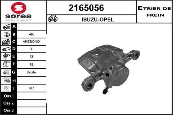 EAI 2165056 - Pinza freno autozon.pro