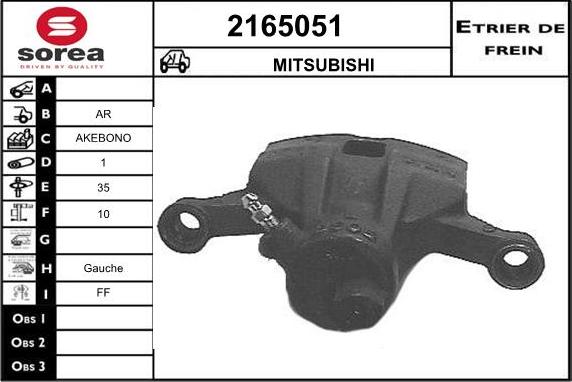 EAI 2165051 - Pinza freno autozon.pro