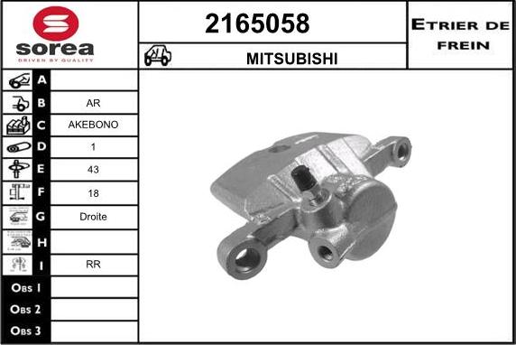 EAI 2165058 - Pinza freno autozon.pro