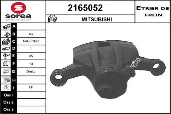 EAI 2165052 - Pinza freno autozon.pro