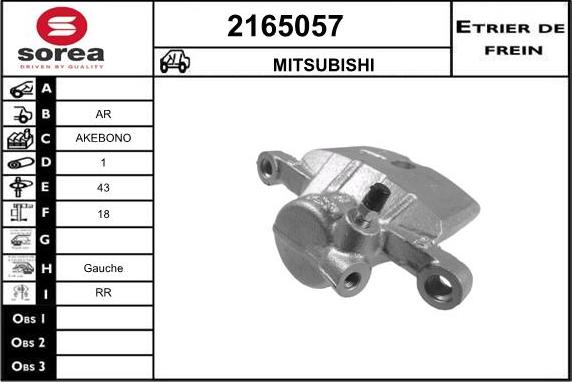 EAI 2165057 - Pinza freno autozon.pro