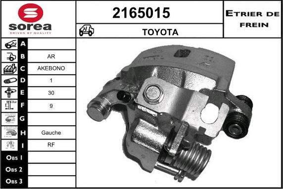 EAI 2165015 - Pinza freno autozon.pro