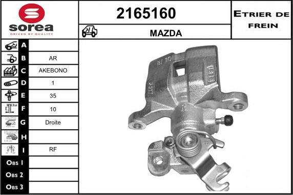 EAI 2165160 - Pinza freno autozon.pro