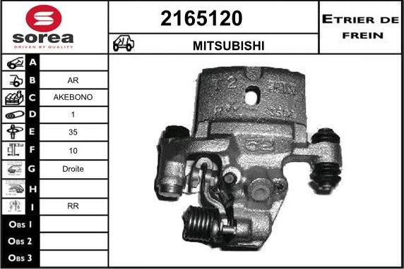 EAI 2165120 - Pinza freno autozon.pro