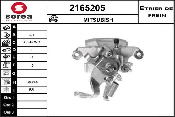 EAI 2165205 - Pinza freno autozon.pro