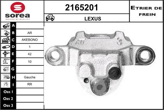 EAI 2165201 - Pinza freno autozon.pro