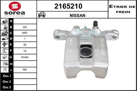 EAI 2165210 - Pinza freno autozon.pro