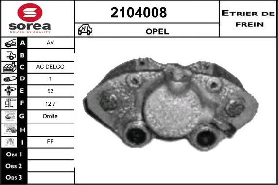 EAI 2104008 - Pinza freno autozon.pro