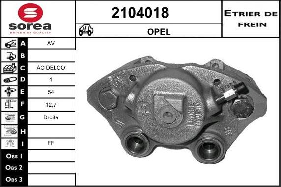 EAI 2104018 - Pinza freno autozon.pro