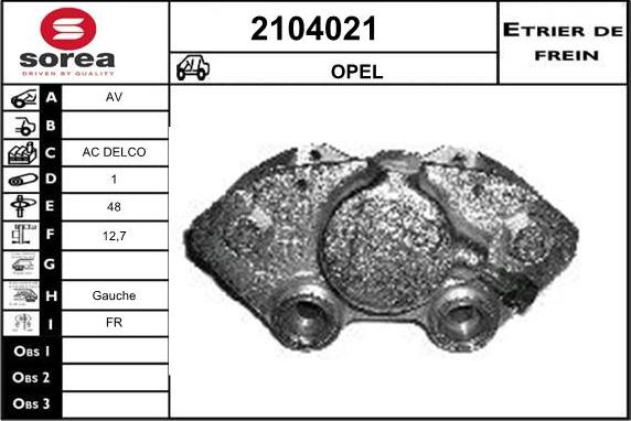 EAI 2104021 - Pinza freno autozon.pro