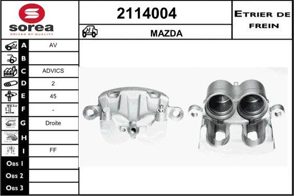 EAI 2114004 - Pinza freno autozon.pro