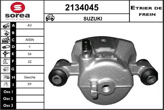 EAI 2134045 - Pinza freno autozon.pro