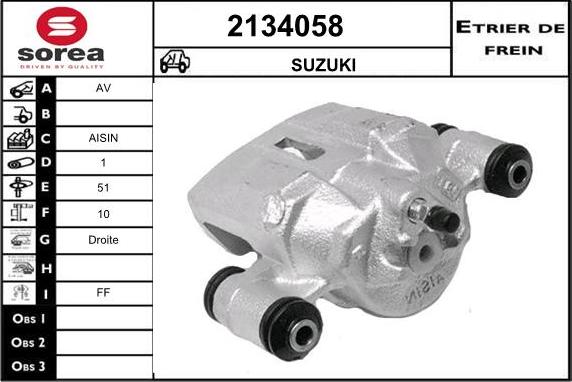 EAI 2134058 - Pinza freno autozon.pro