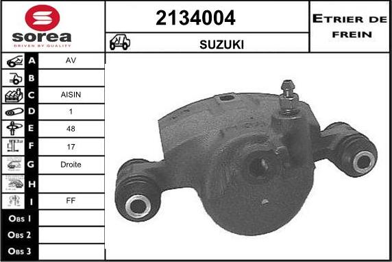 EAI 2134004 - Pinza freno autozon.pro