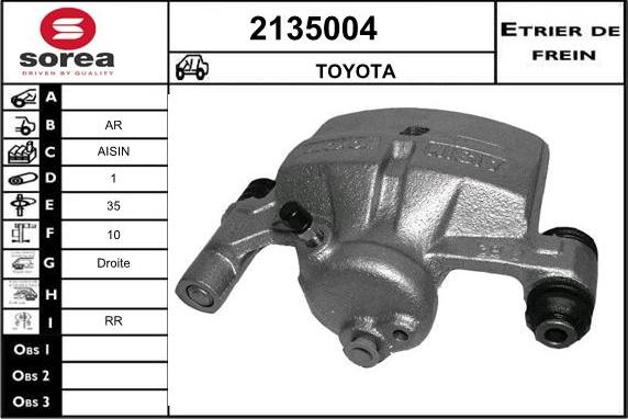 EAI 2135004 - Pinza freno autozon.pro