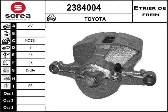 EAI 2384004 - Pinza freno autozon.pro