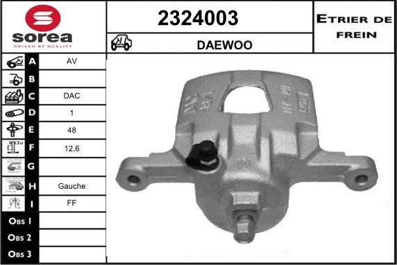 EAI 2324003 - Pinza freno autozon.pro