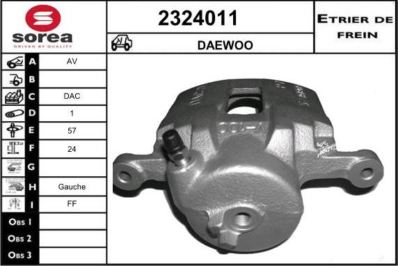 EAI 2324011 - Pinza freno autozon.pro