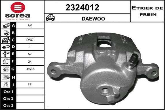 EAI 2324012 - Pinza freno autozon.pro