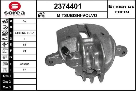 EAI 2374401 - Pinza freno autozon.pro