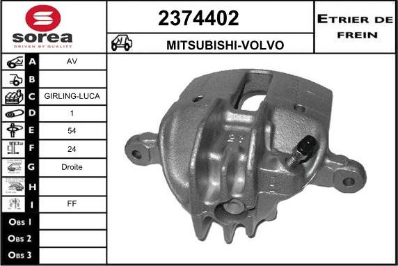 EAI 2374402 - Pinza freno autozon.pro