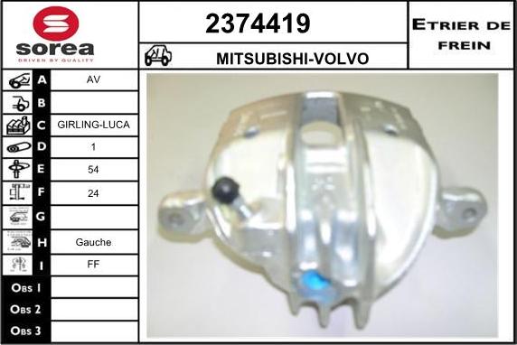 EAI 2374419 - Pinza freno autozon.pro