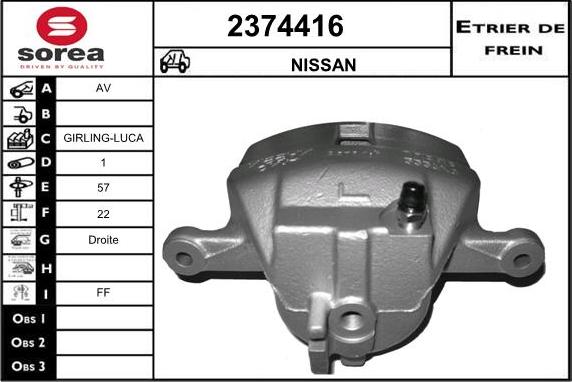 EAI 2374416 - Pinza freno autozon.pro