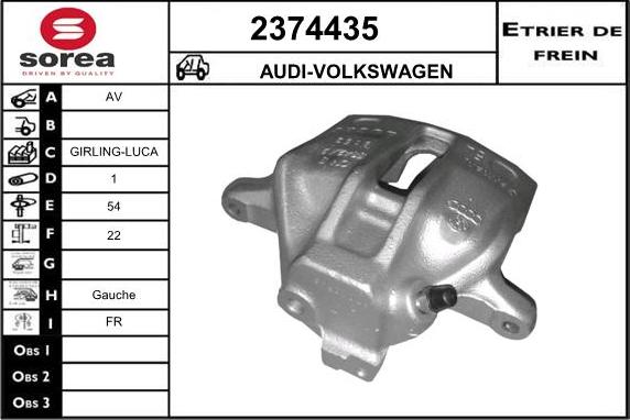 EAI 2374435 - Pinza freno autozon.pro