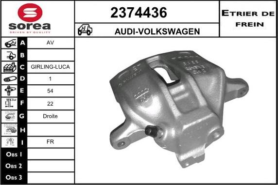 EAI 2374436 - Pinza freno autozon.pro