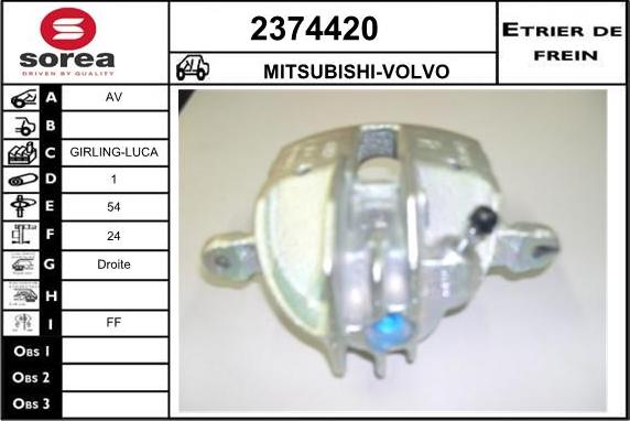 EAI 2374420 - Pinza freno autozon.pro