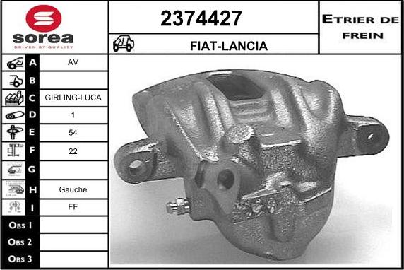 EAI 2374427 - Pinza freno autozon.pro