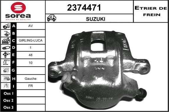 EAI 2374471 - Pinza freno autozon.pro