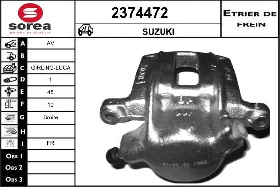 EAI 2374472 - Pinza freno autozon.pro