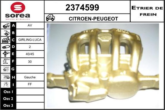 EAI 2374599 - Pinza freno autozon.pro