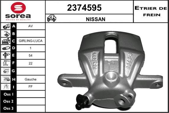 EAI 2374595 - Pinza freno autozon.pro