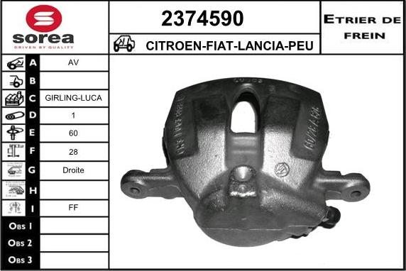 EAI 2374590 - Pinza freno autozon.pro