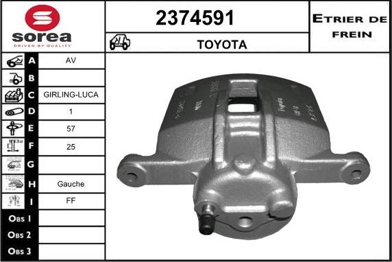 EAI 2374591 - Pinza freno autozon.pro