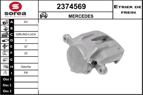 EAI 2374569 - Pinza freno autozon.pro