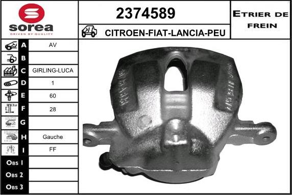 EAI 2374589 - Pinza freno autozon.pro