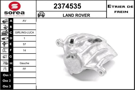 EAI 2374535 - Pinza freno autozon.pro