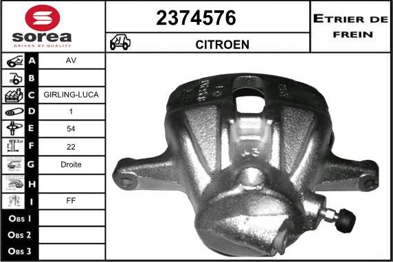 EAI 2374576 - Pinza freno autozon.pro