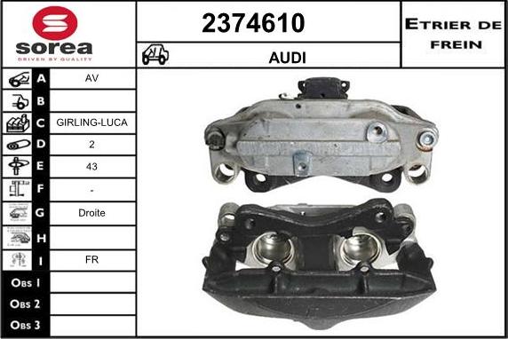 EAI 2374610 - Pinza freno autozon.pro