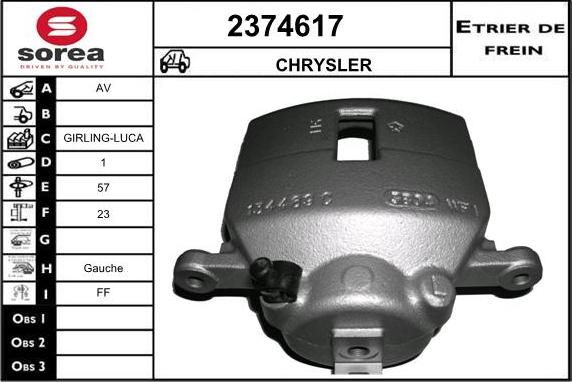 EAI 2374617 - Pinza freno autozon.pro