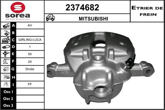 EAI 2374682 - Pinza freno autozon.pro