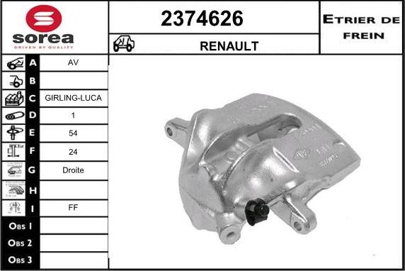 EAI 2374626 - Pinza freno autozon.pro