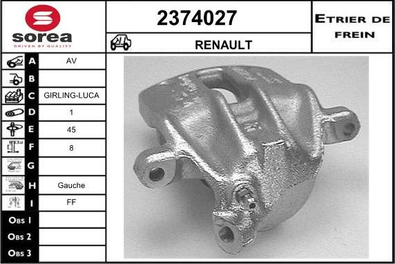 EAI 2374027 - Pinza freno autozon.pro