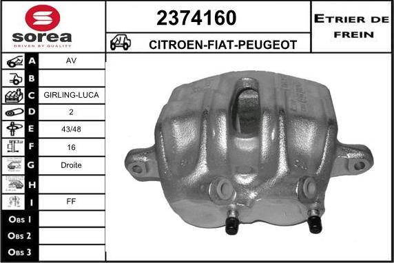 EAI 2374160 - Pinza freno autozon.pro