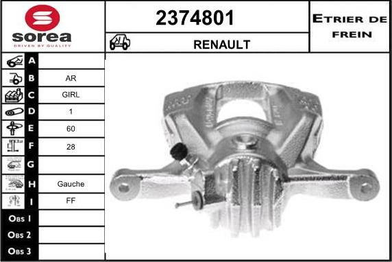 EAI 2374801 - Pinza freno autozon.pro