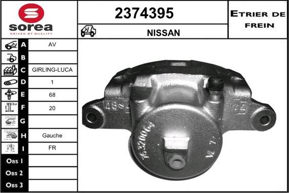 EAI 2374395 - Pinza freno autozon.pro