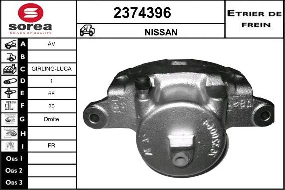 EAI 2374396 - Pinza freno autozon.pro